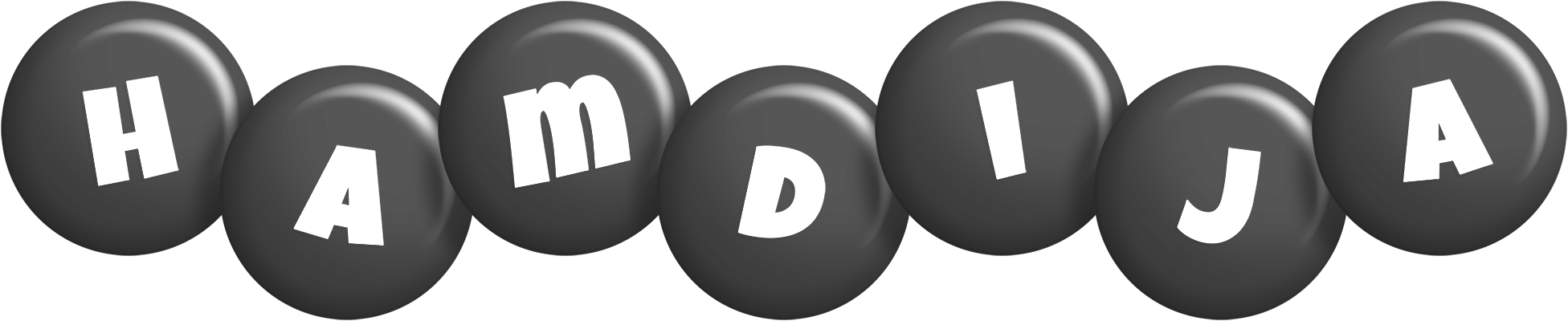 Hamdija candy-black logo