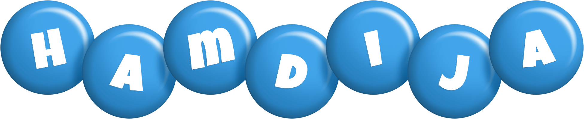 Hamdija candy-blue logo