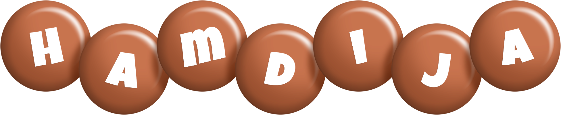 Hamdija candy-brown logo