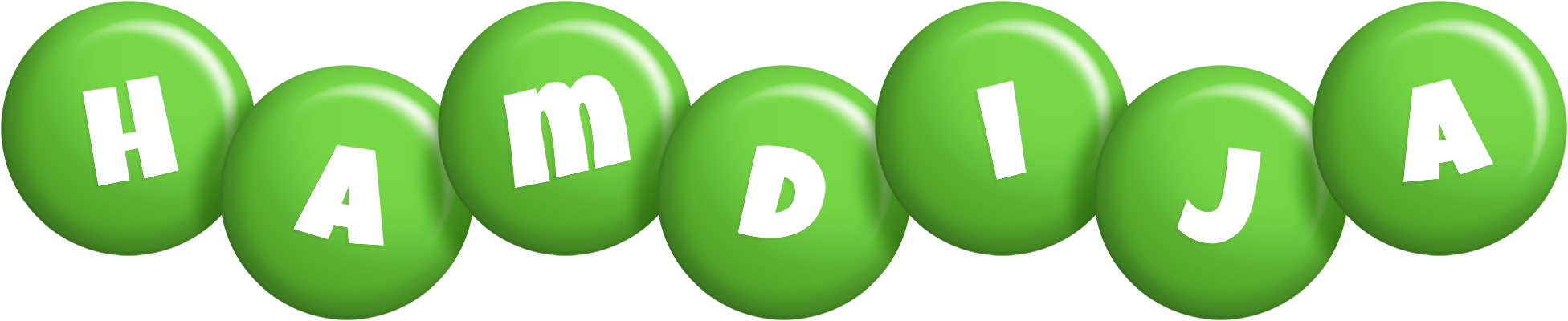 Hamdija candy-green logo