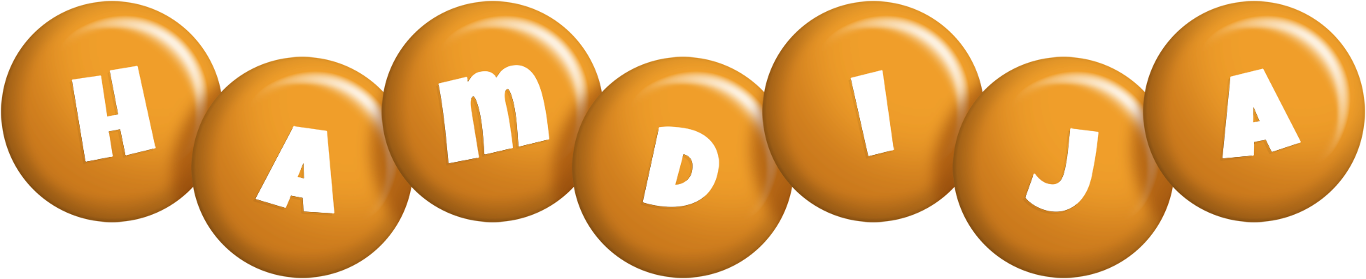 Hamdija candy-orange logo