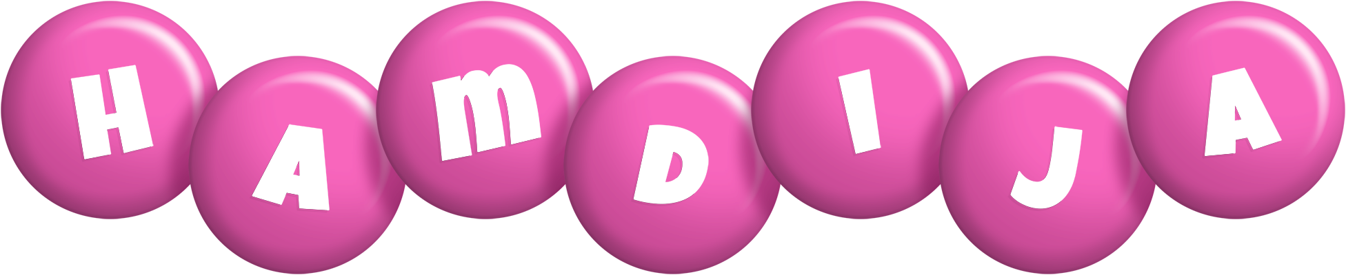Hamdija candy-pink logo