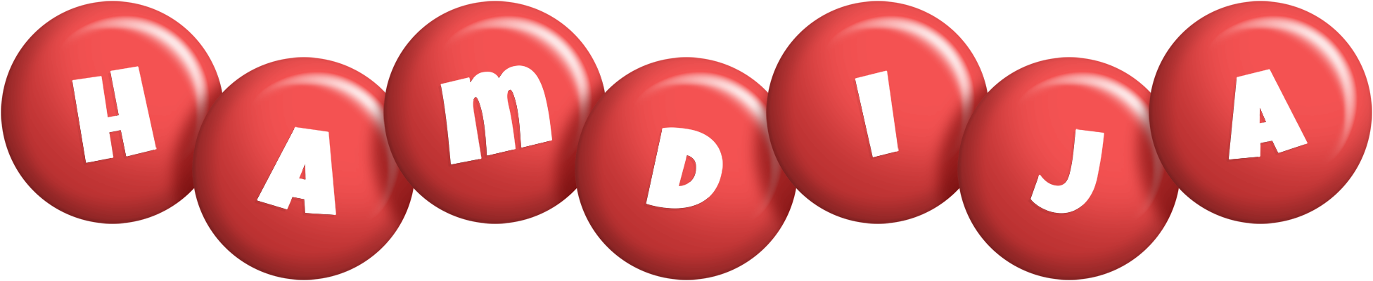 Hamdija candy-red logo