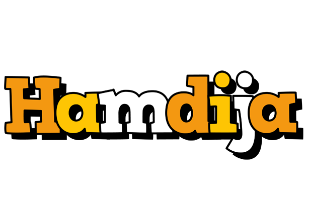 Hamdija cartoon logo