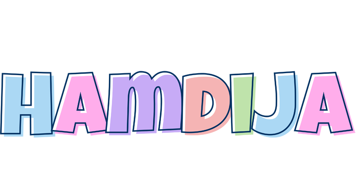 Hamdija pastel logo