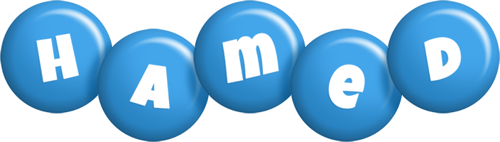 Hamed candy-blue logo