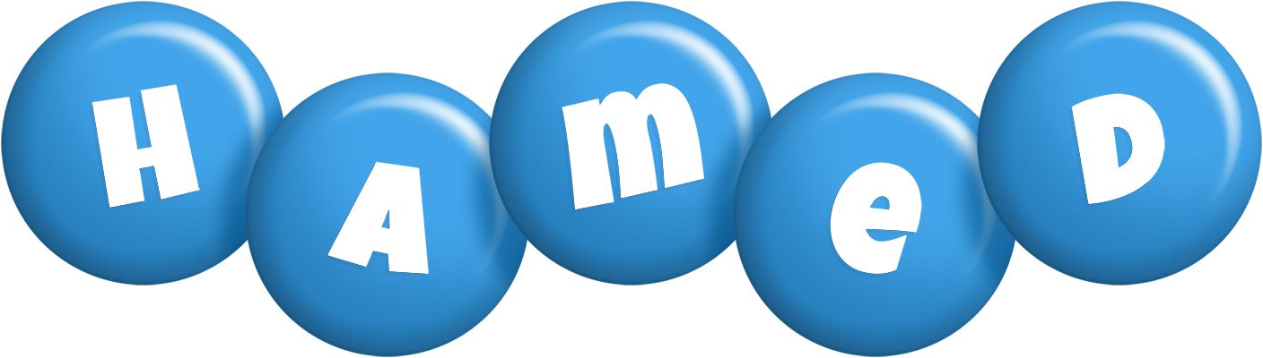 Hamed candy-blue logo