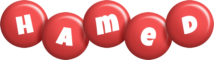 Hamed candy-red logo