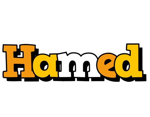 Hamed cartoon logo