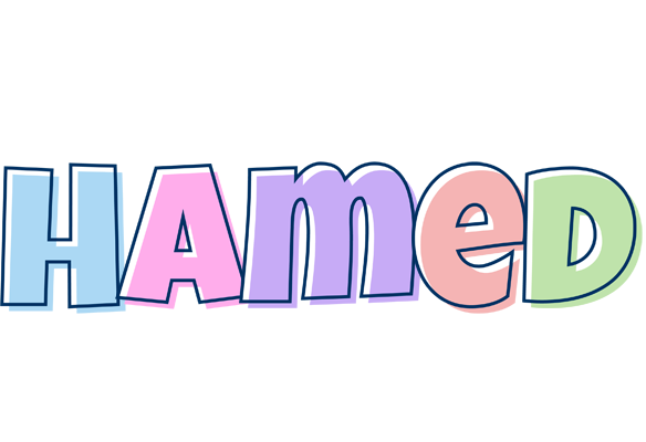 Hamed pastel logo