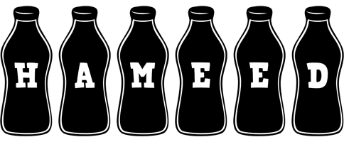 Hameed bottle logo