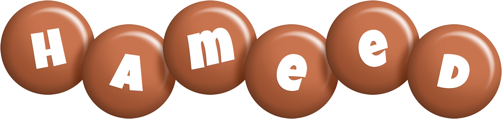 Hameed candy-brown logo