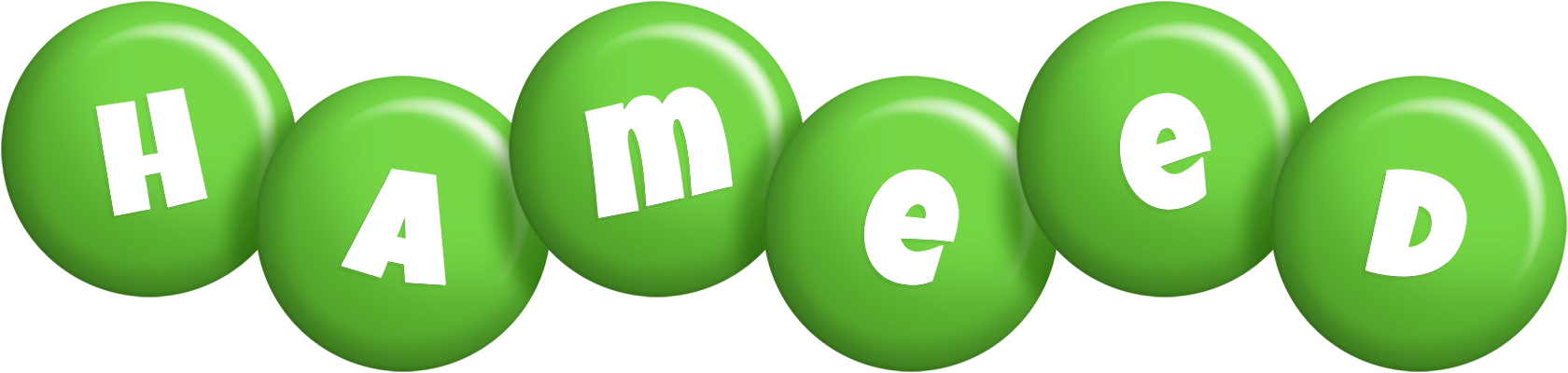 Hameed candy-green logo