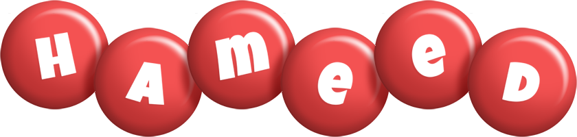 Hameed candy-red logo