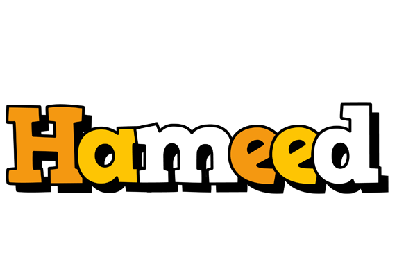 Hameed cartoon logo