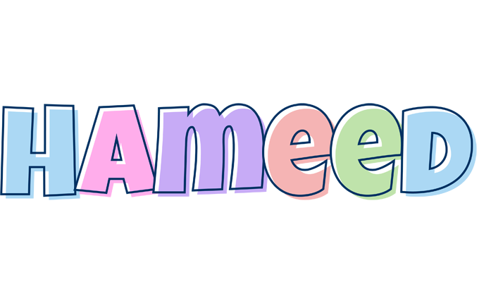 Hameed pastel logo