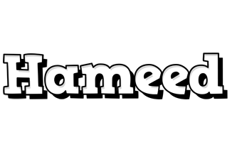 Hameed snowing logo
