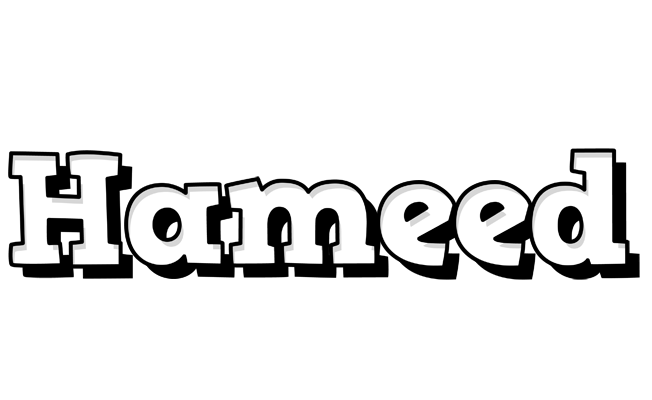 Hameed snowing logo