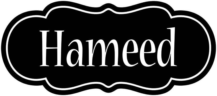 Hameed welcome logo