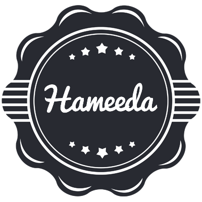 Hameeda badge logo