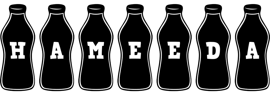 Hameeda bottle logo