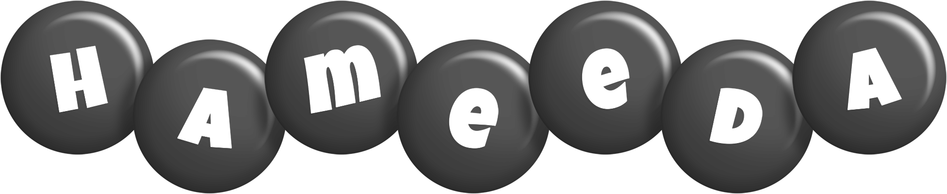 Hameeda candy-black logo