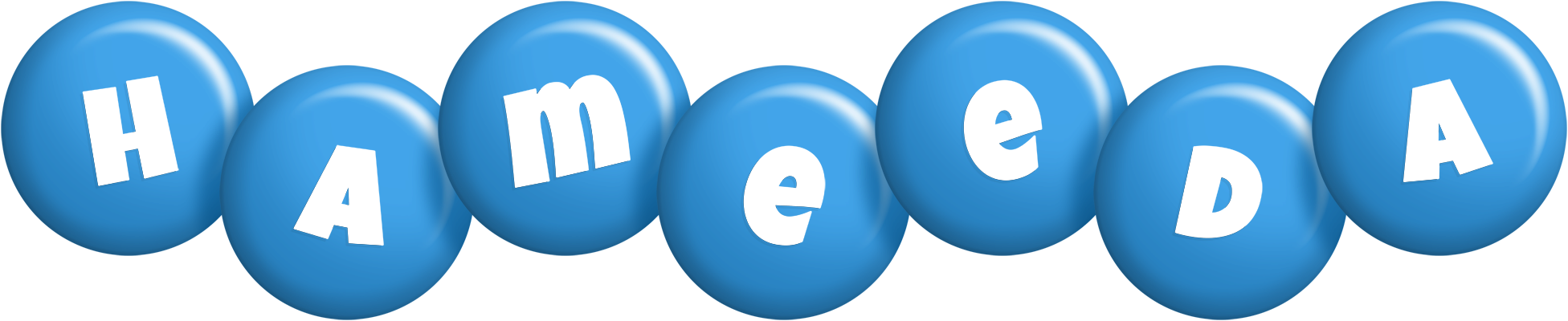Hameeda candy-blue logo
