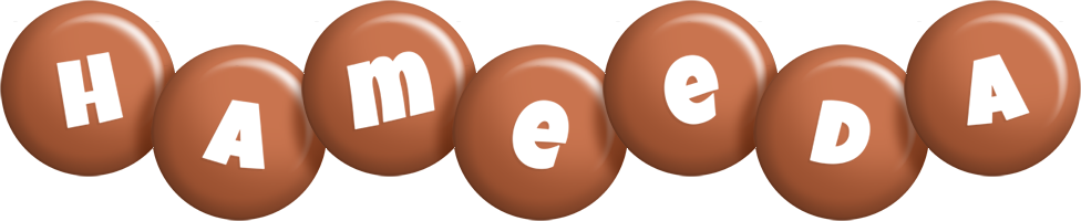 Hameeda candy-brown logo