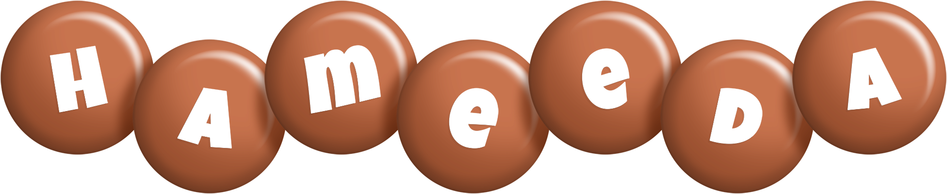 Hameeda candy-brown logo