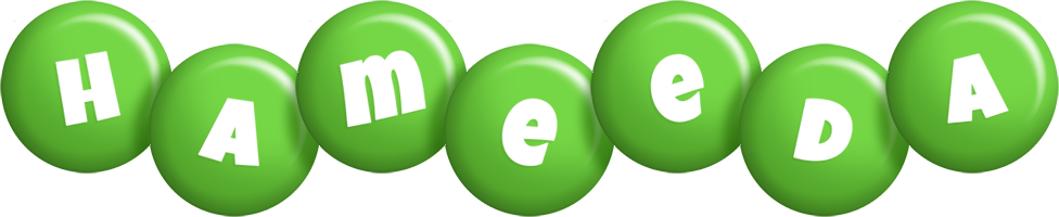 Hameeda candy-green logo