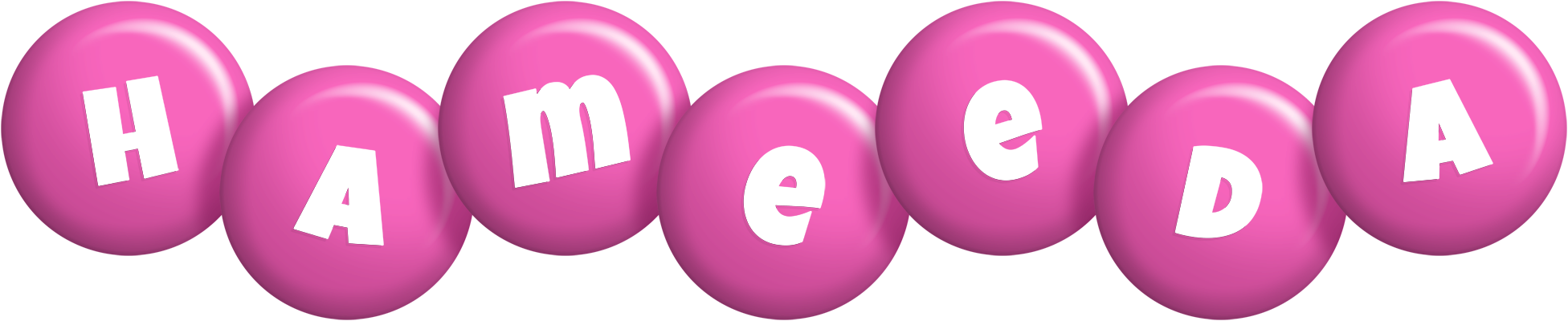 Hameeda candy-pink logo