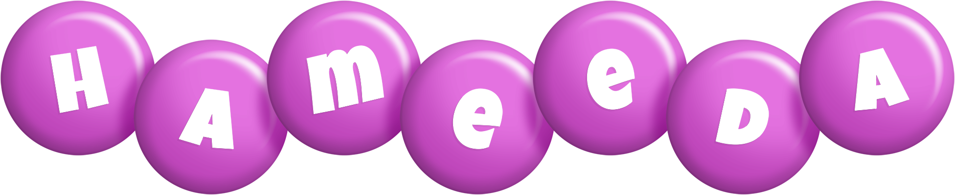 Hameeda candy-purple logo