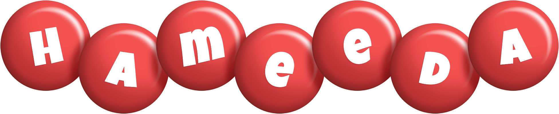 Hameeda candy-red logo
