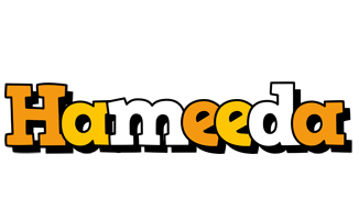 Hameeda cartoon logo