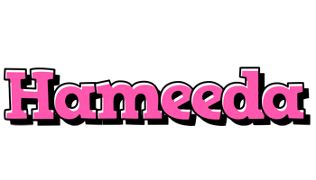 Hameeda girlish logo