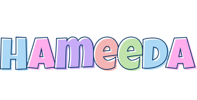 Hameeda pastel logo