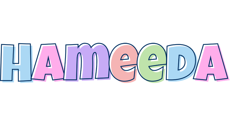 Hameeda pastel logo