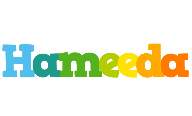Hameeda rainbows logo