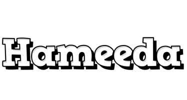 Hameeda snowing logo