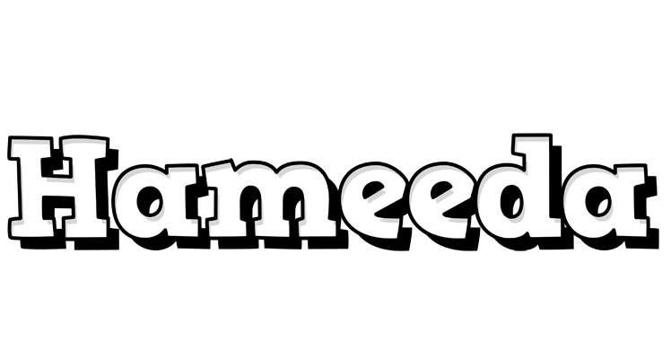 Hameeda snowing logo