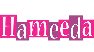 Hameeda whine logo