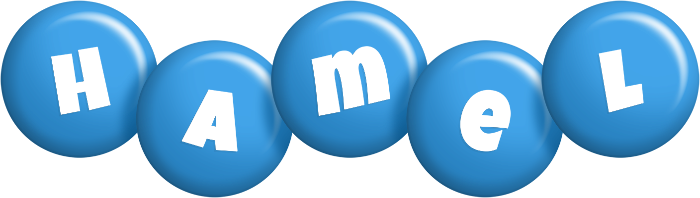 Hamel candy-blue logo