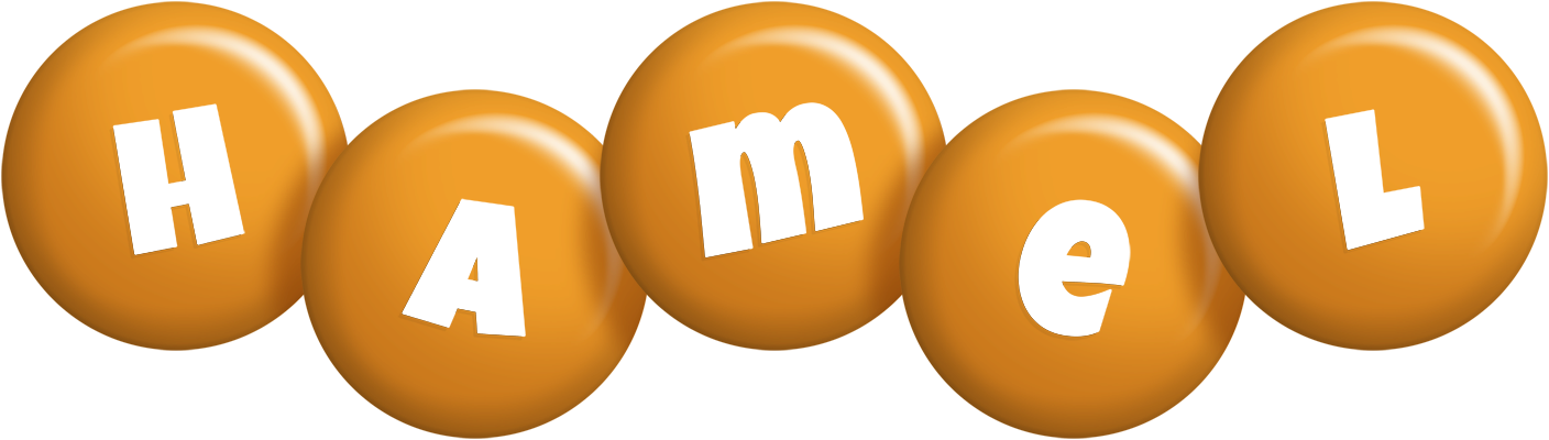 Hamel candy-orange logo