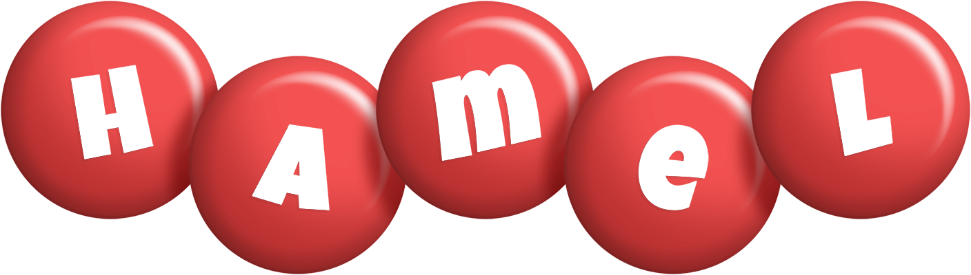 Hamel candy-red logo