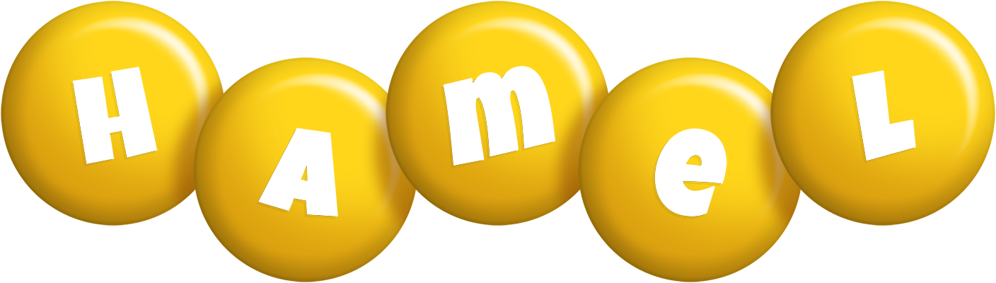 Hamel candy-yellow logo