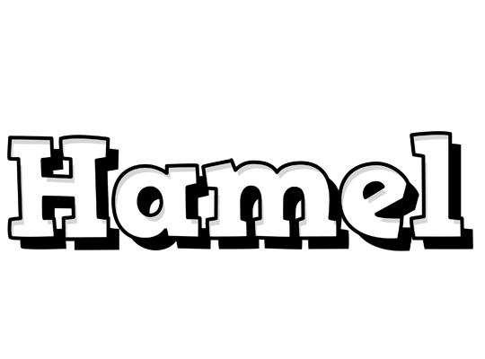 Hamel snowing logo