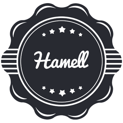 Hamell badge logo
