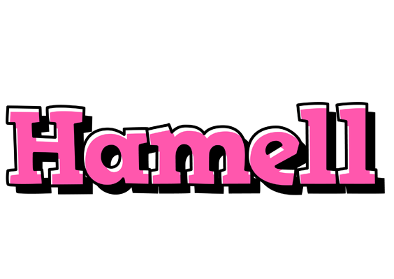 Hamell girlish logo