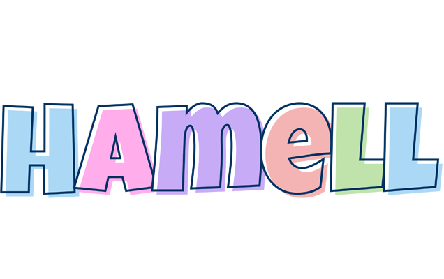 Hamell pastel logo
