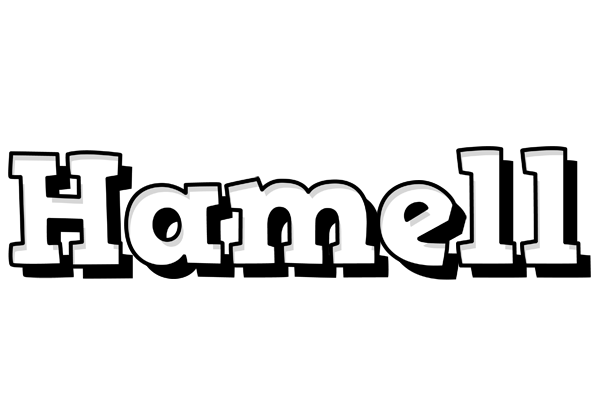 Hamell snowing logo